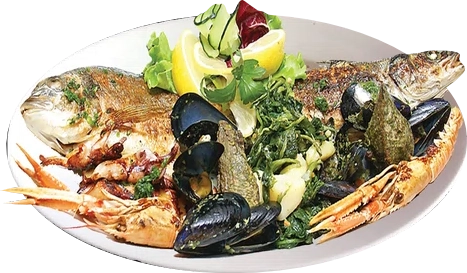 Piatto di Pesce alla Griglia del Pescatore per 2 Persone