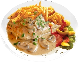 Petto di Pollo con Funghi